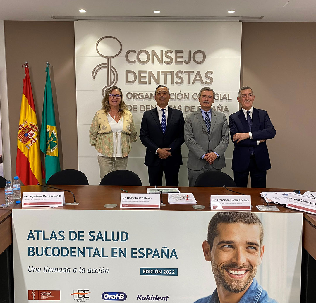 EL CONSEJO GENERAL DE DENTISTAS PRESENTA EL ATLAS DE LA SALUD BUCODENTAL EN ESPAÑA. UNA LLAMADA A LA ACCIÓN. 2022