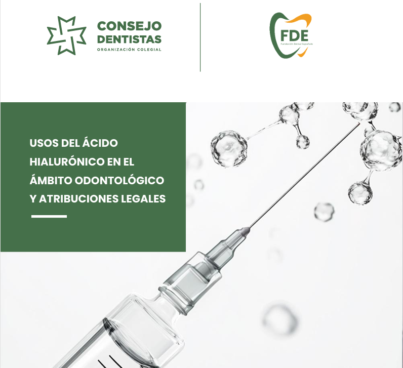 Curso Online Consejo General. "Usos del ácido hialurónico en el ámbito odontológico y atribuciones legales". 