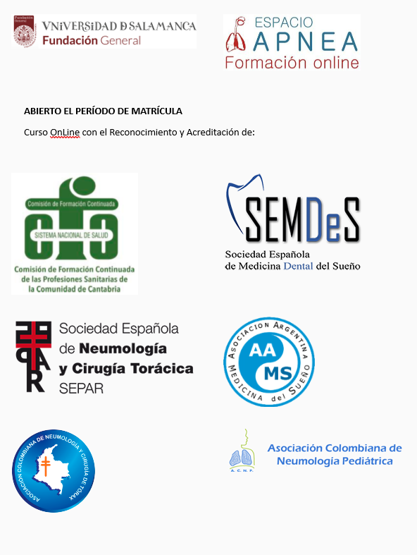Curso Abordaje Multidisciplinar en el Diagnóstico y Tratamiento de la Apnea Obstructiva del Sueño (AOS)
