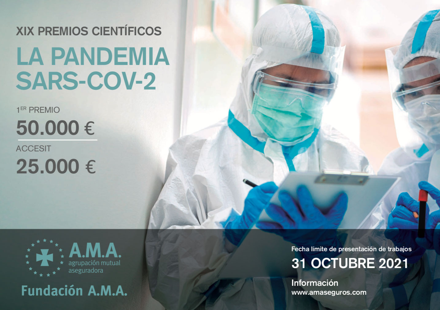 Fundacin A.M.A. 9/06/21: XIX PREMIOS CIENTFICOS LA PANDEMIA SARS-COV-2