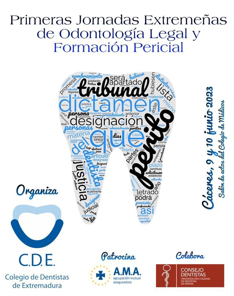 Primeras Jornadas Extremeas: "Odontologa Legal y Formacin Pericial"