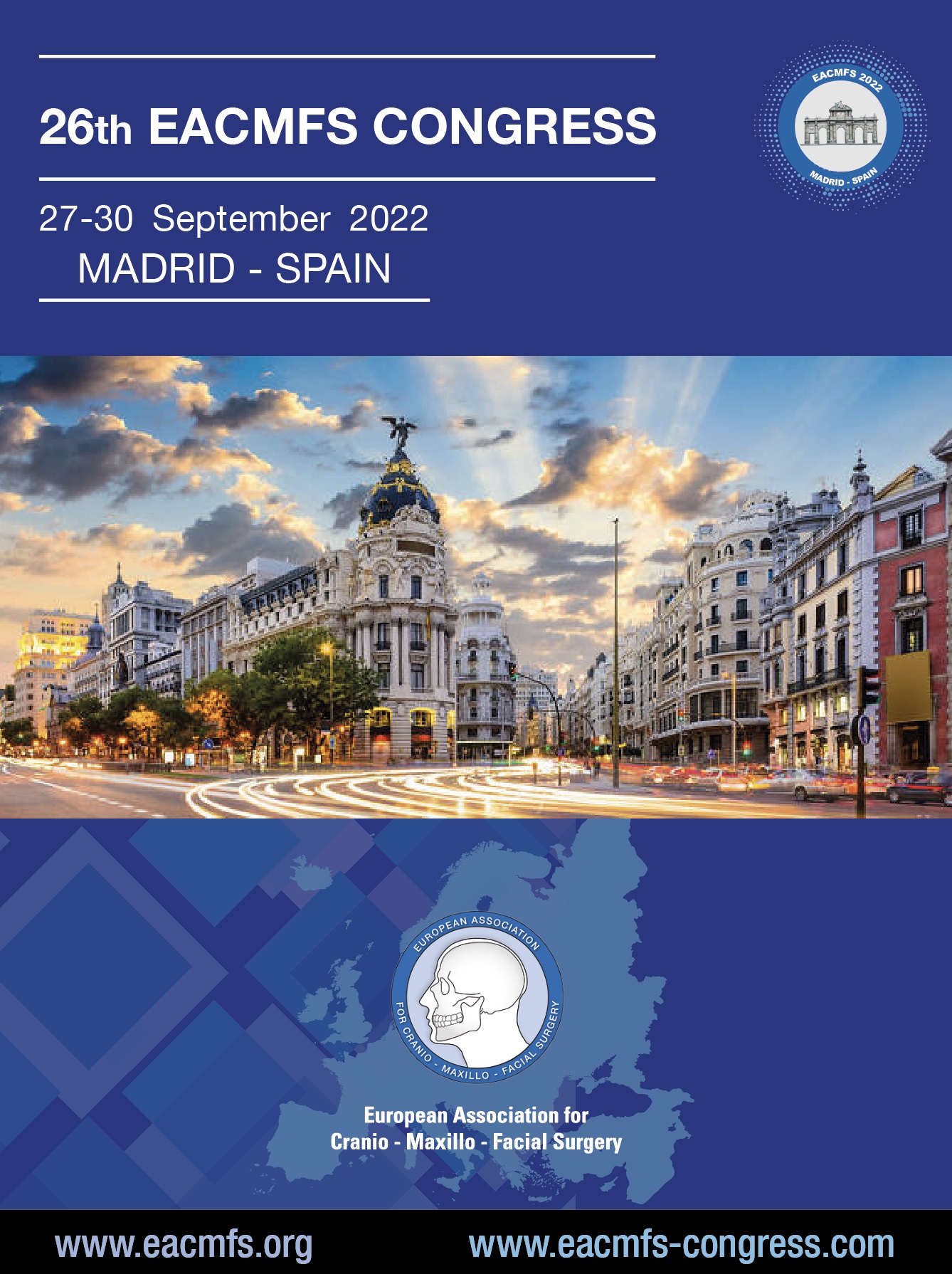 26ª Edición del Congreso Europeo de Cirugía Cráneo Maxilofacial