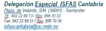 COMUNICACIN DEL ISFAS DE CANTABRIA